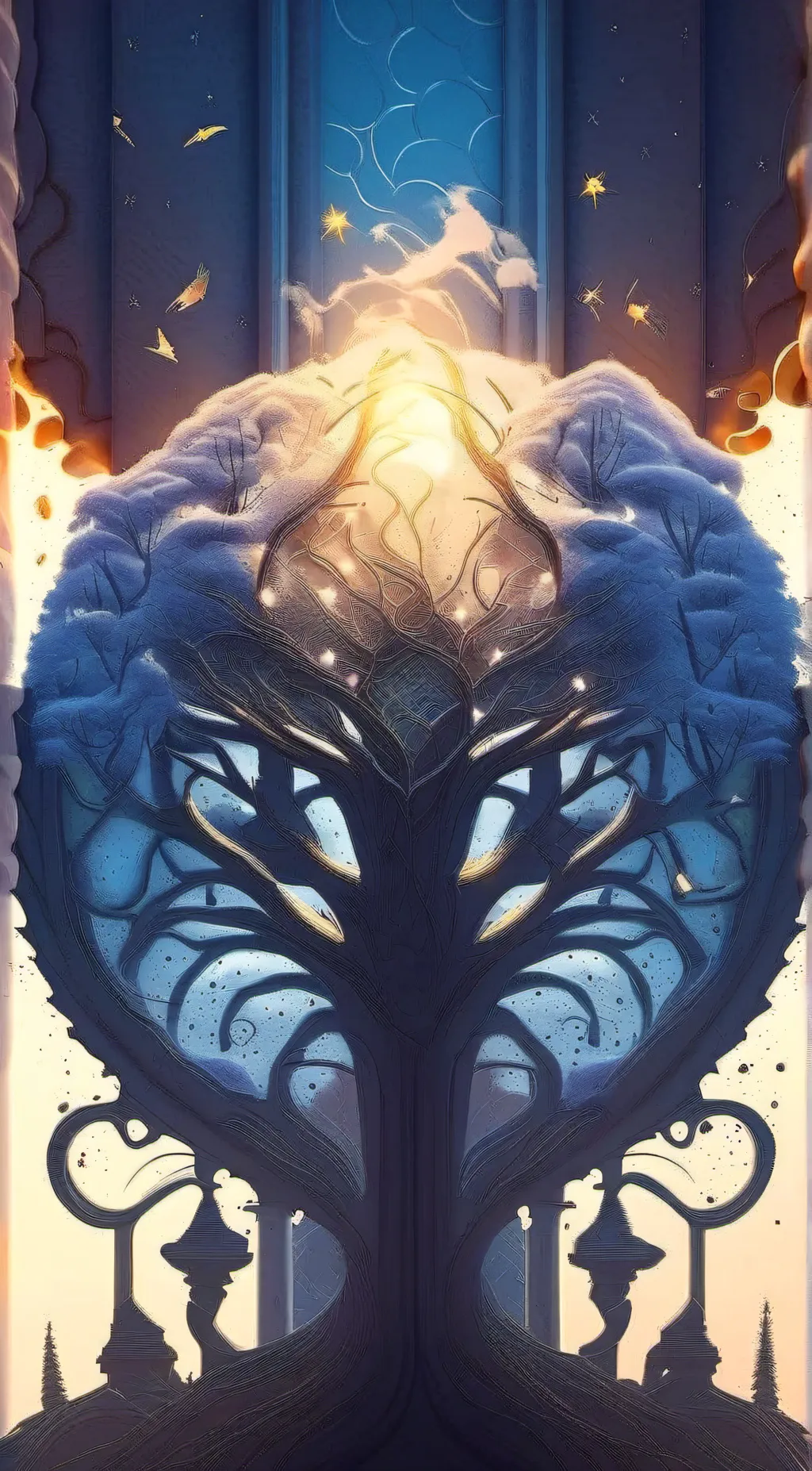 ai character: goo creter background