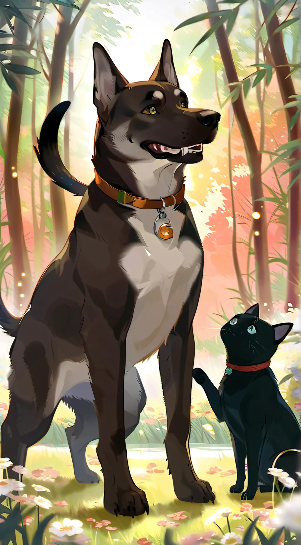 ai character: dogman x petey background