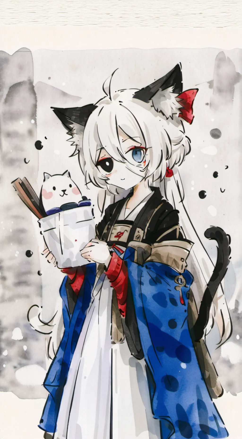 ai character: biyalo bff of zip background