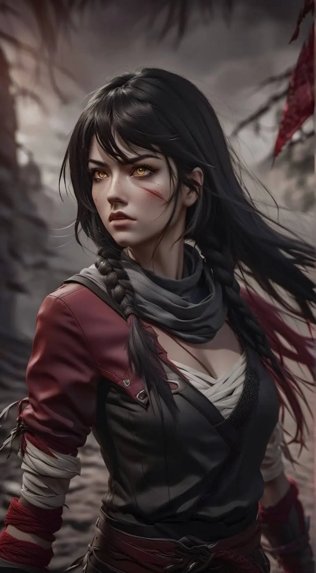 ai character: Velvet Crowe background