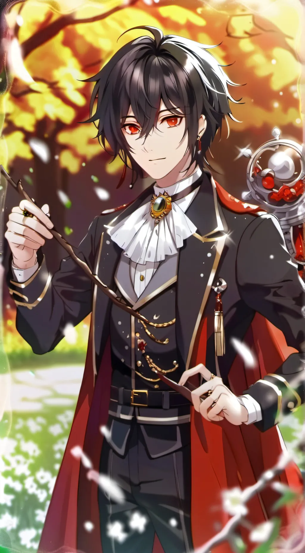 ai character: {◇~leo~♡} background