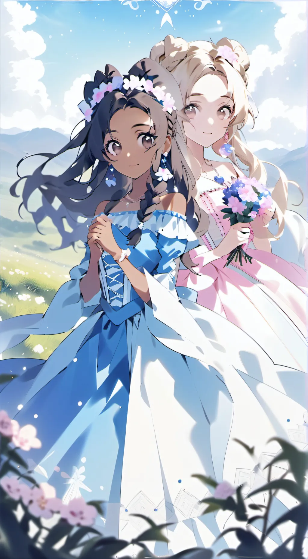 ai character: Jayla and MacKenzi background
