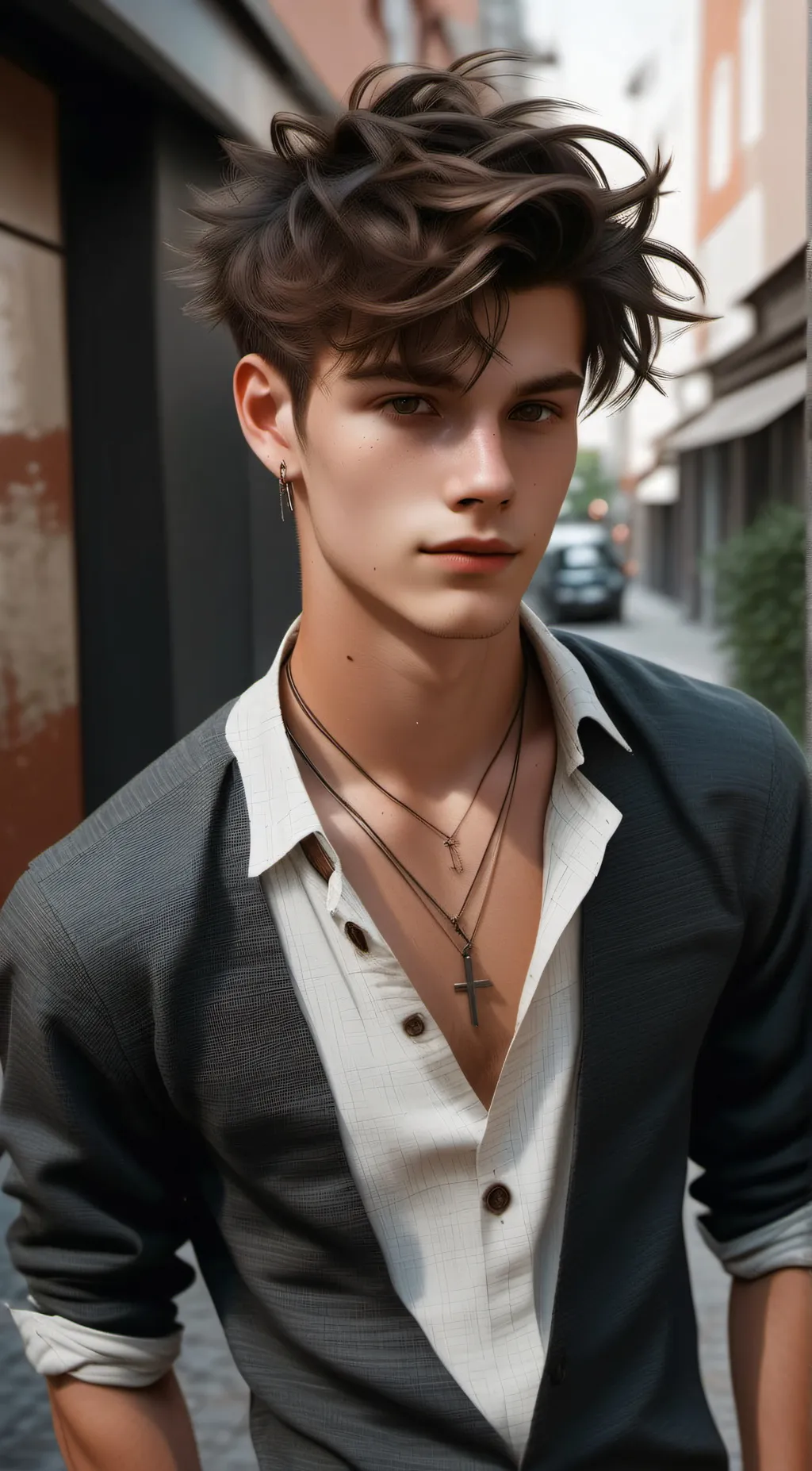 ai character: London  background