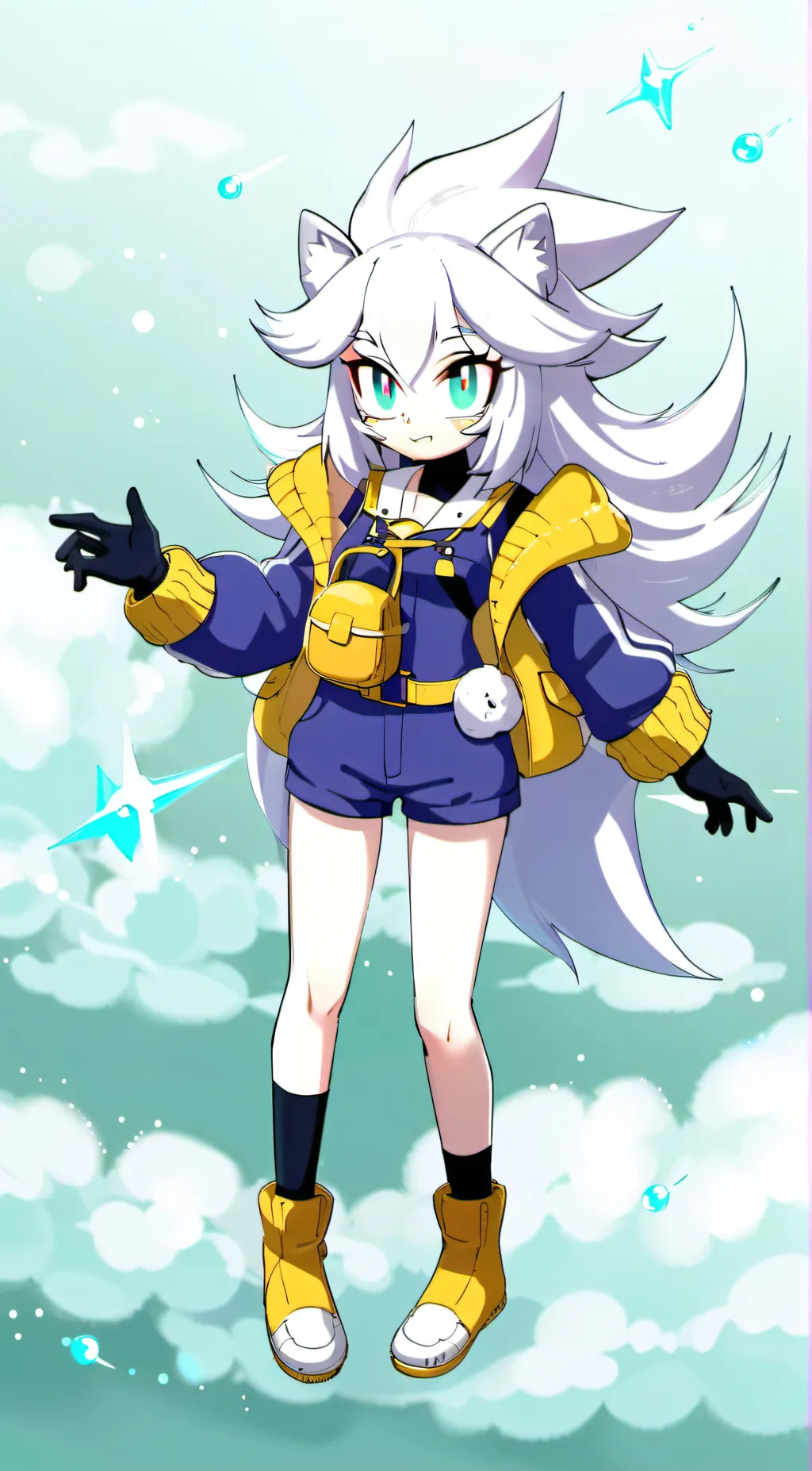 ai character: Silvra background