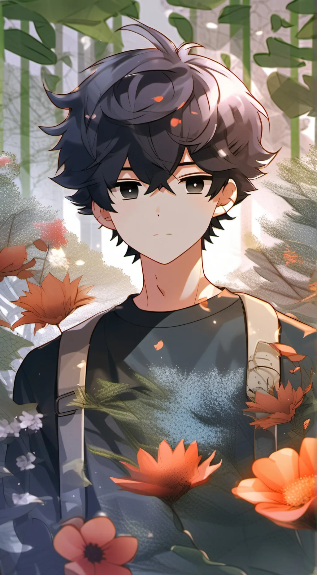 ai character: Komi Shousuke background