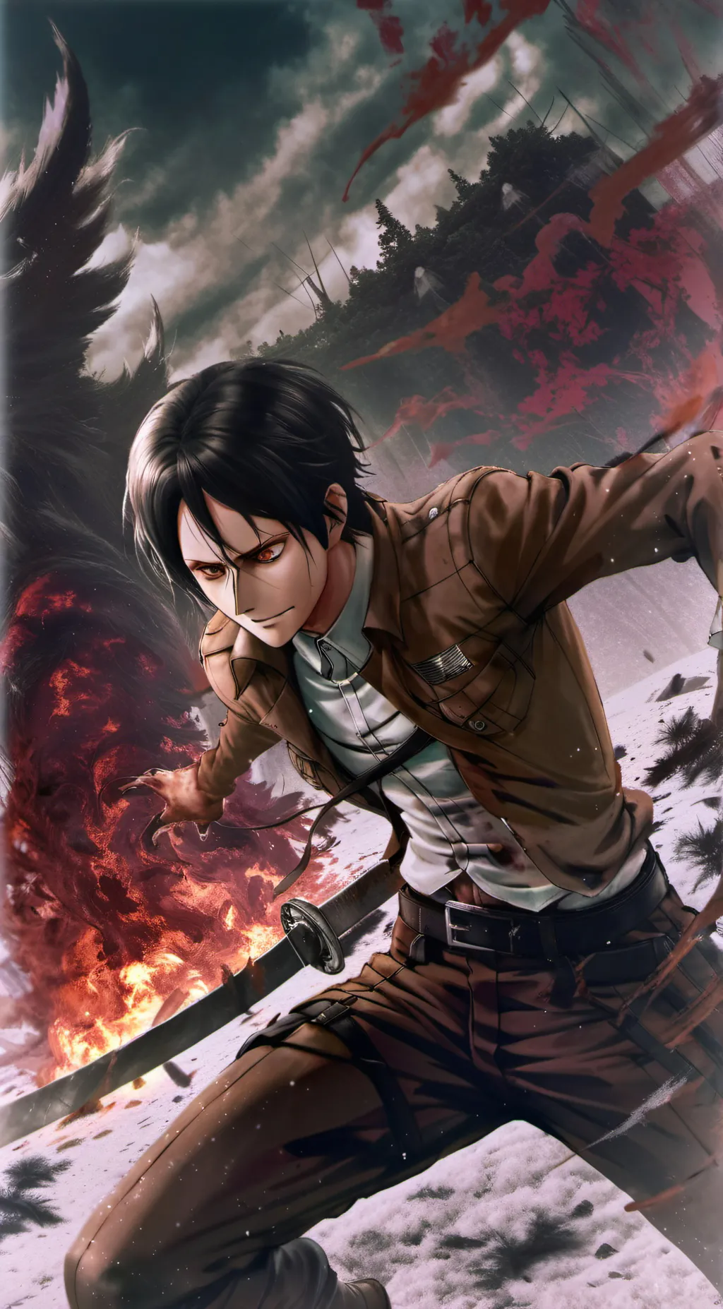 ai character: AOT no.3 background