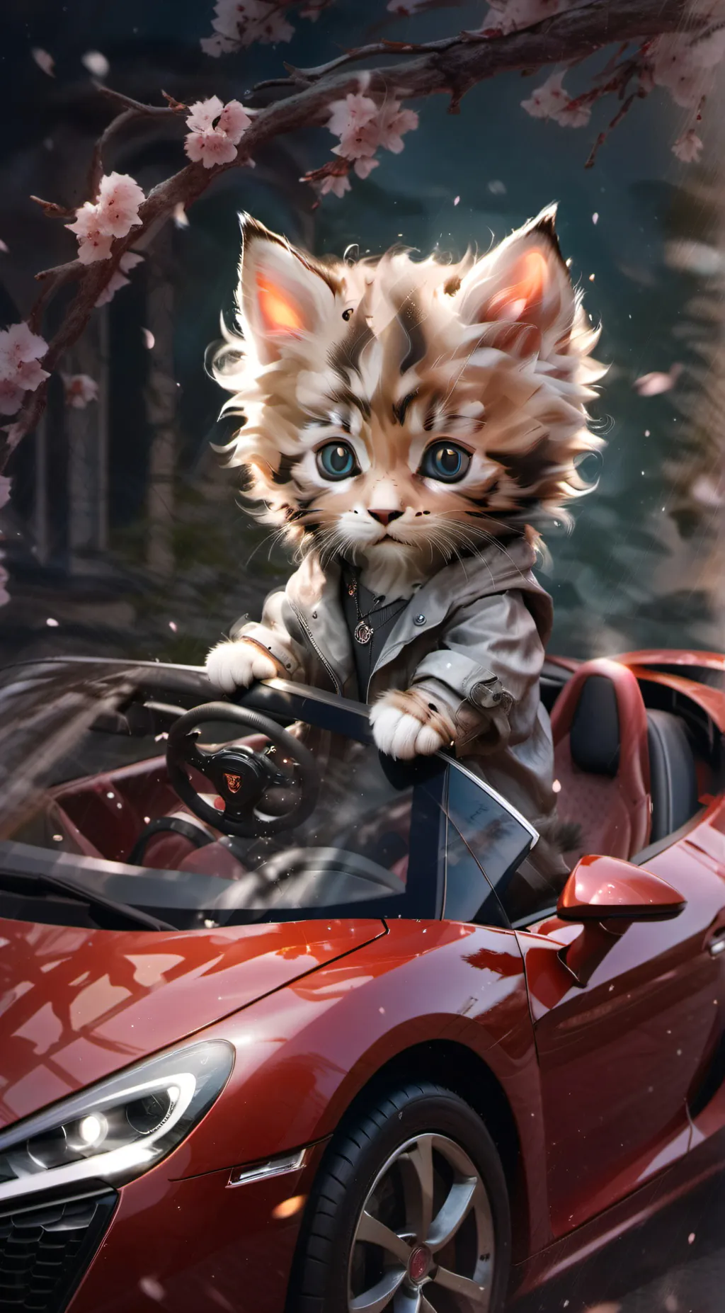 ai character: annoying cat background