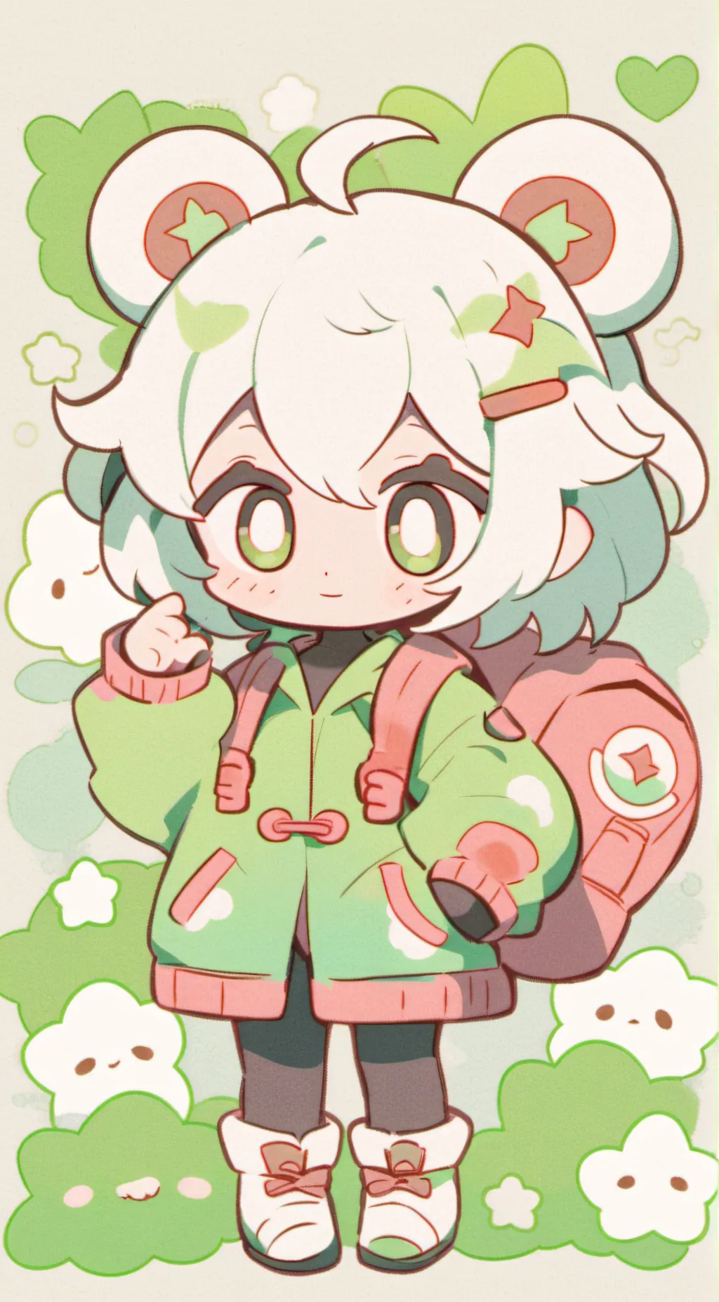 ai character: Kaiju No 8 background