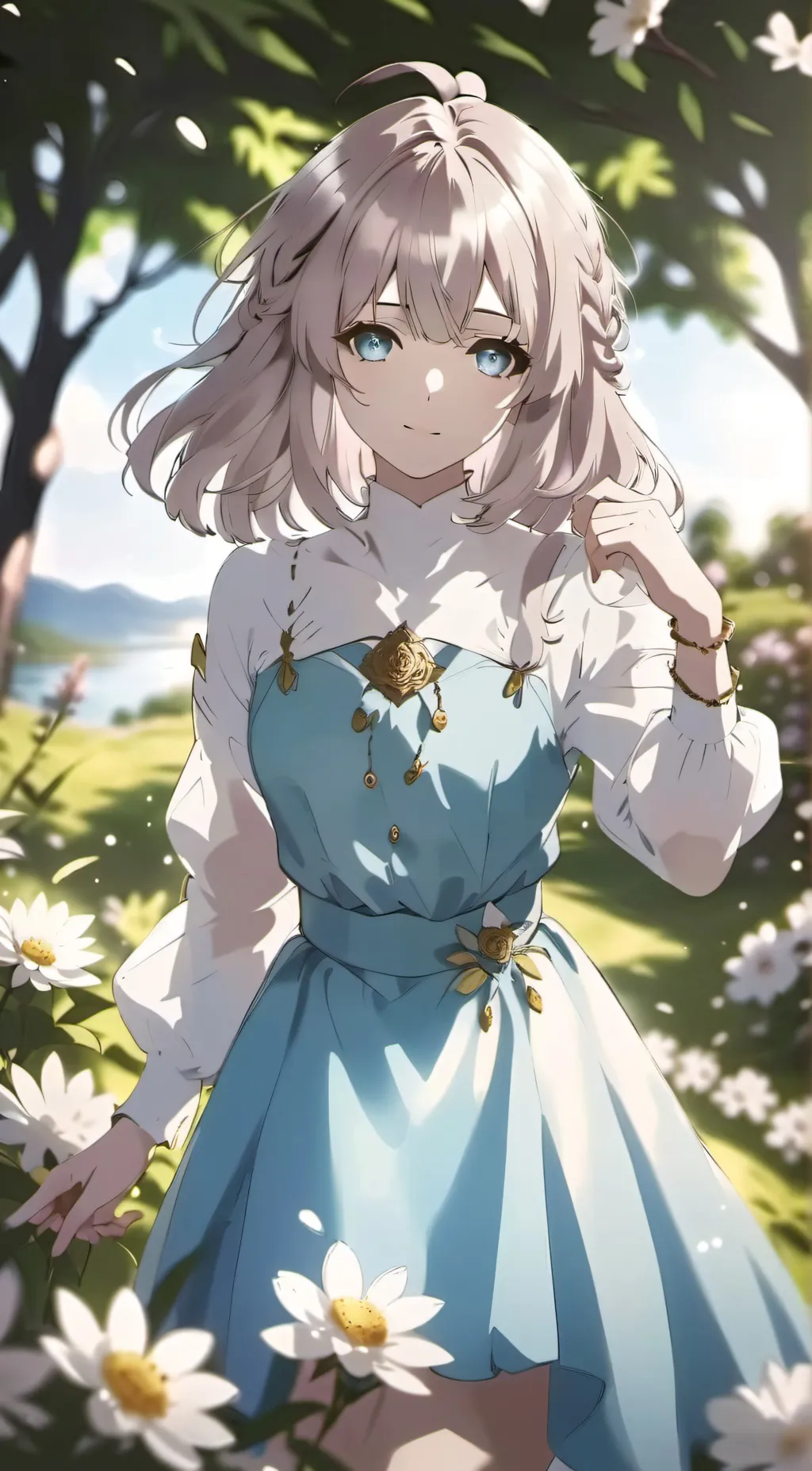 ai character: luna  background