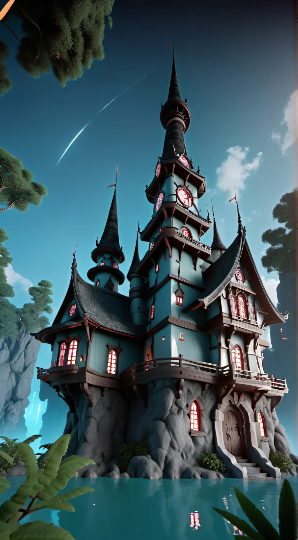 ai character: mashle magic background