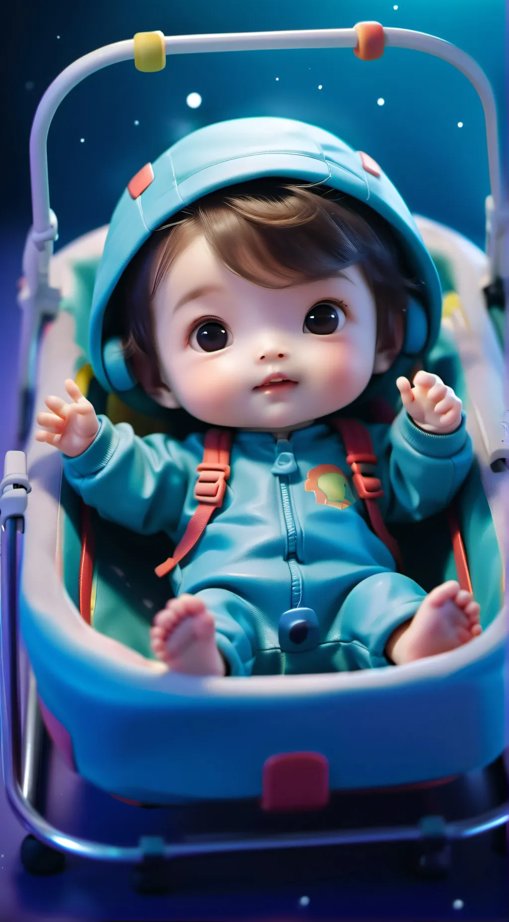 ai character: toe baby background