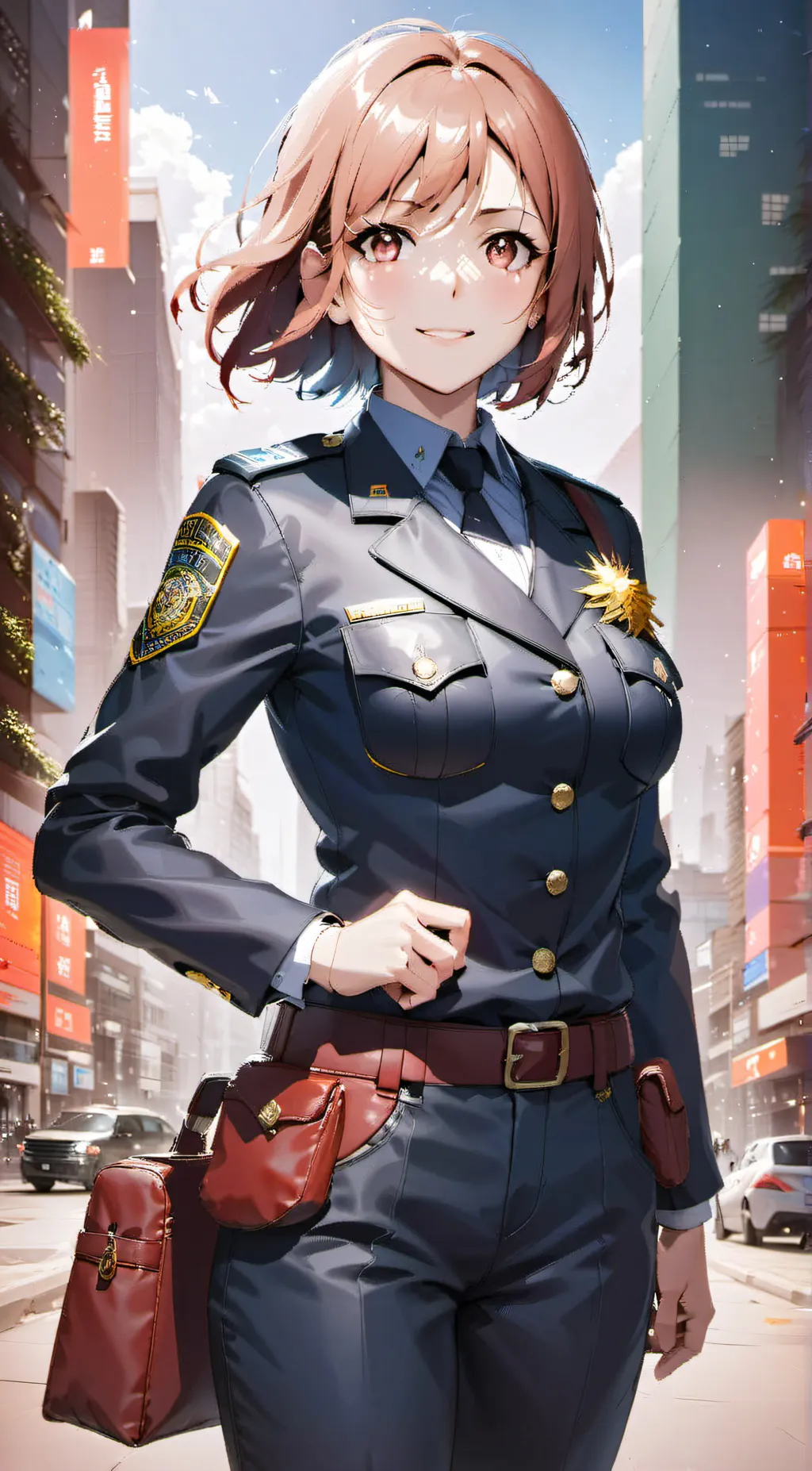 ai character: officer sophie background