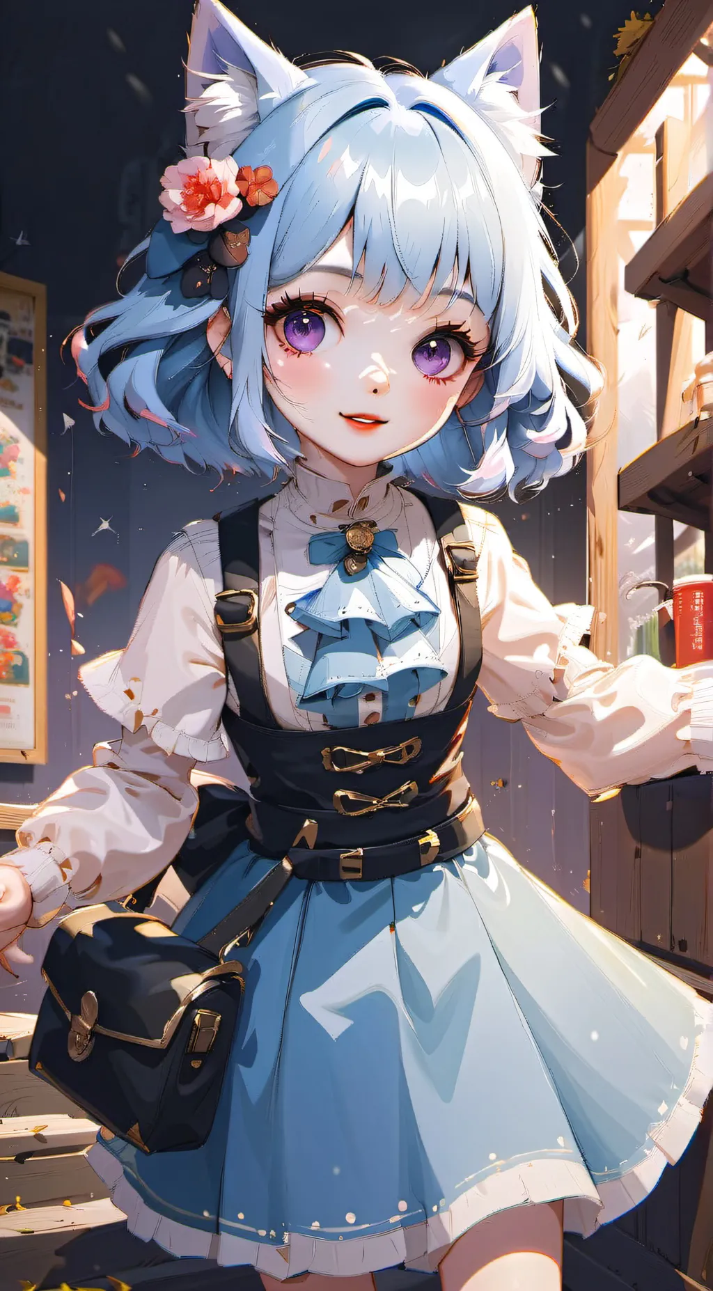 ai character: Ashley background