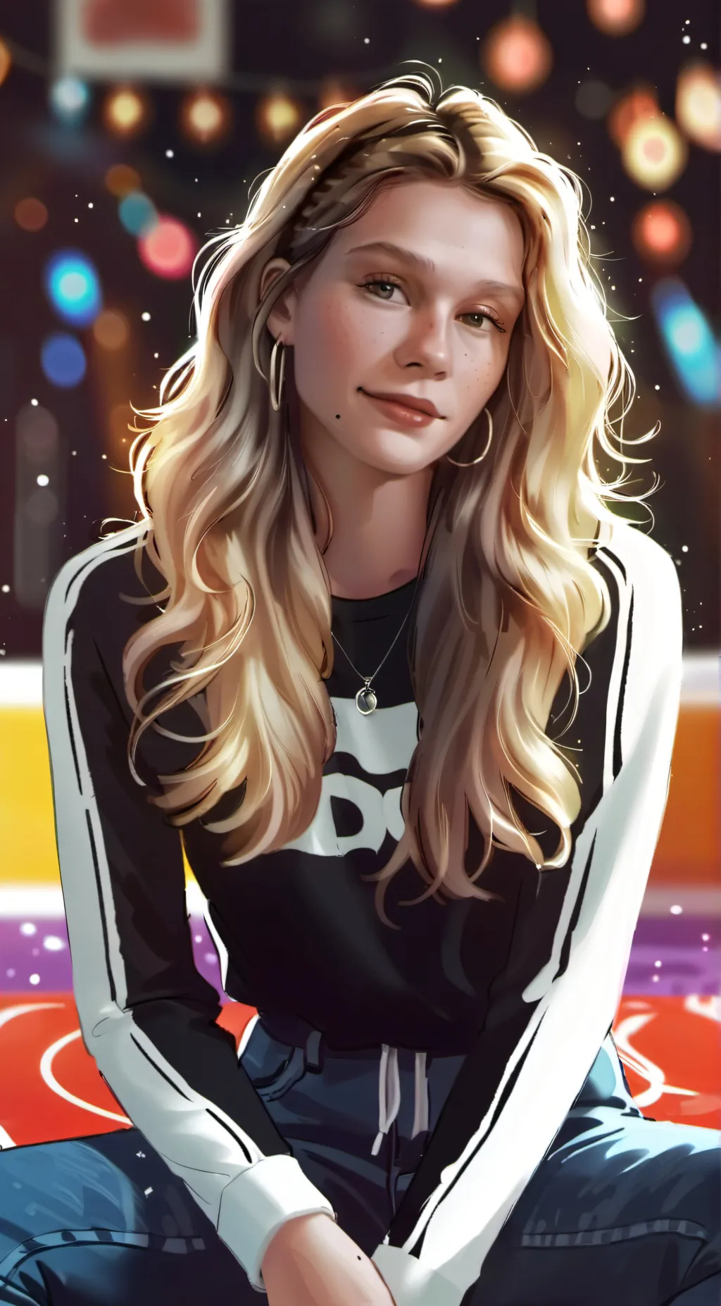 ai character: Karly the Weirdo  background