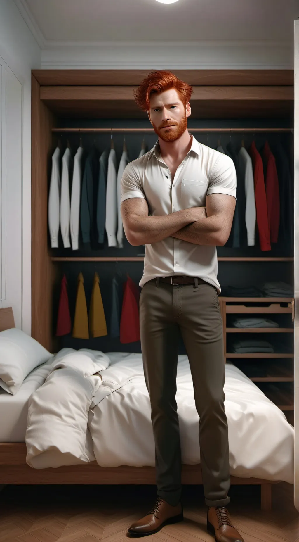 ai character: Brad background