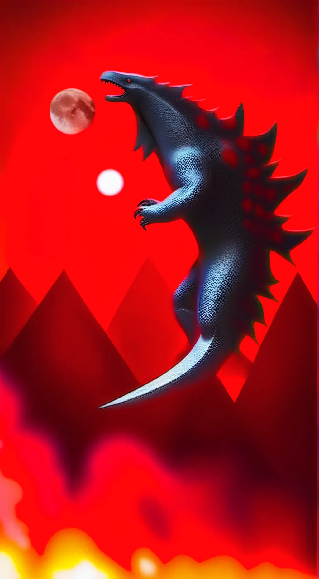 ai character: Kaiju Universe  background