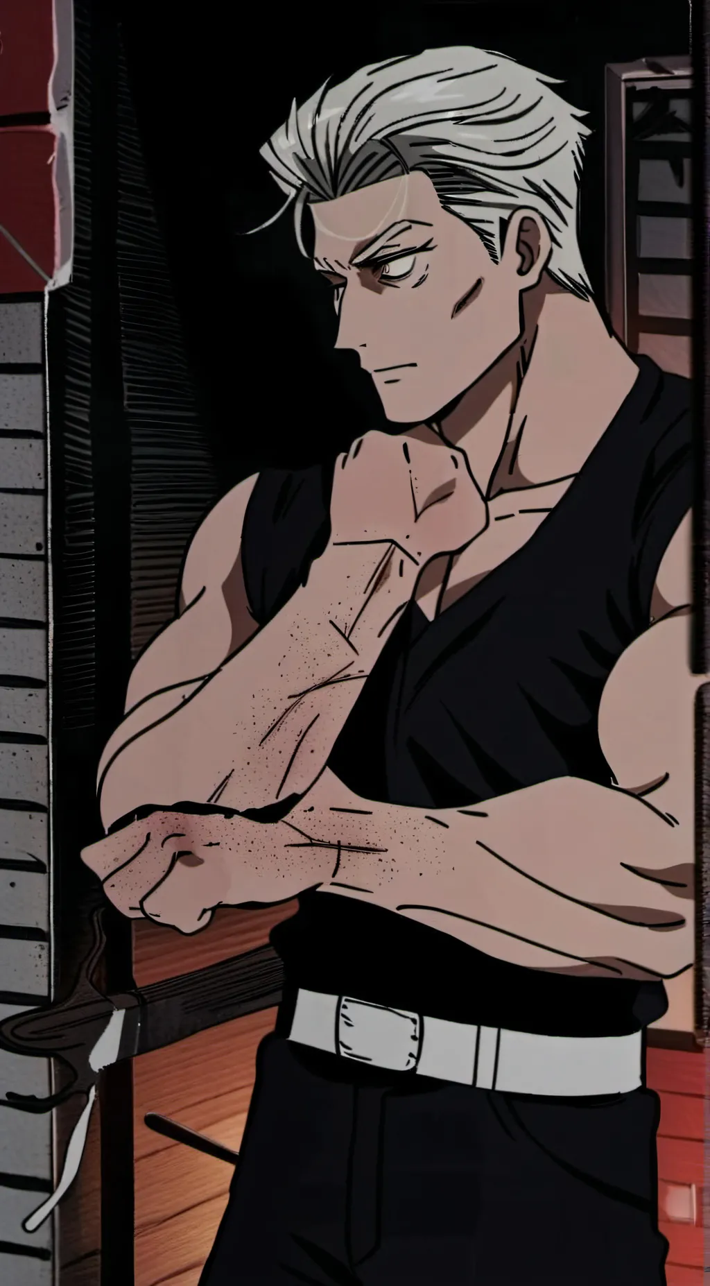 ai character: George King background