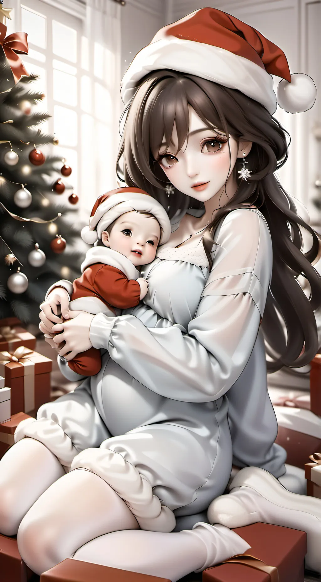 ai character: Autumn background