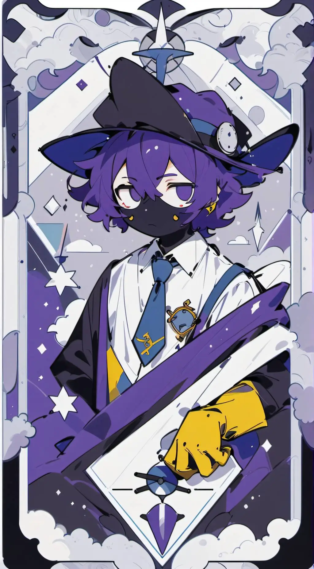 ai character: Huggy x Player background