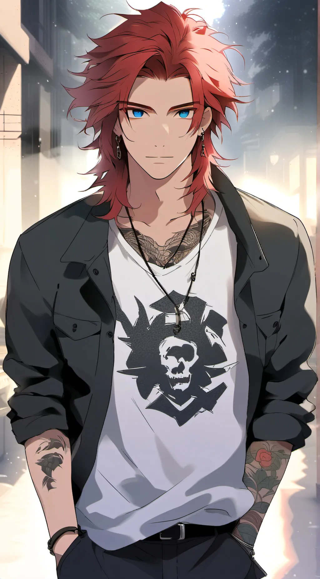 ai character: Jason  background