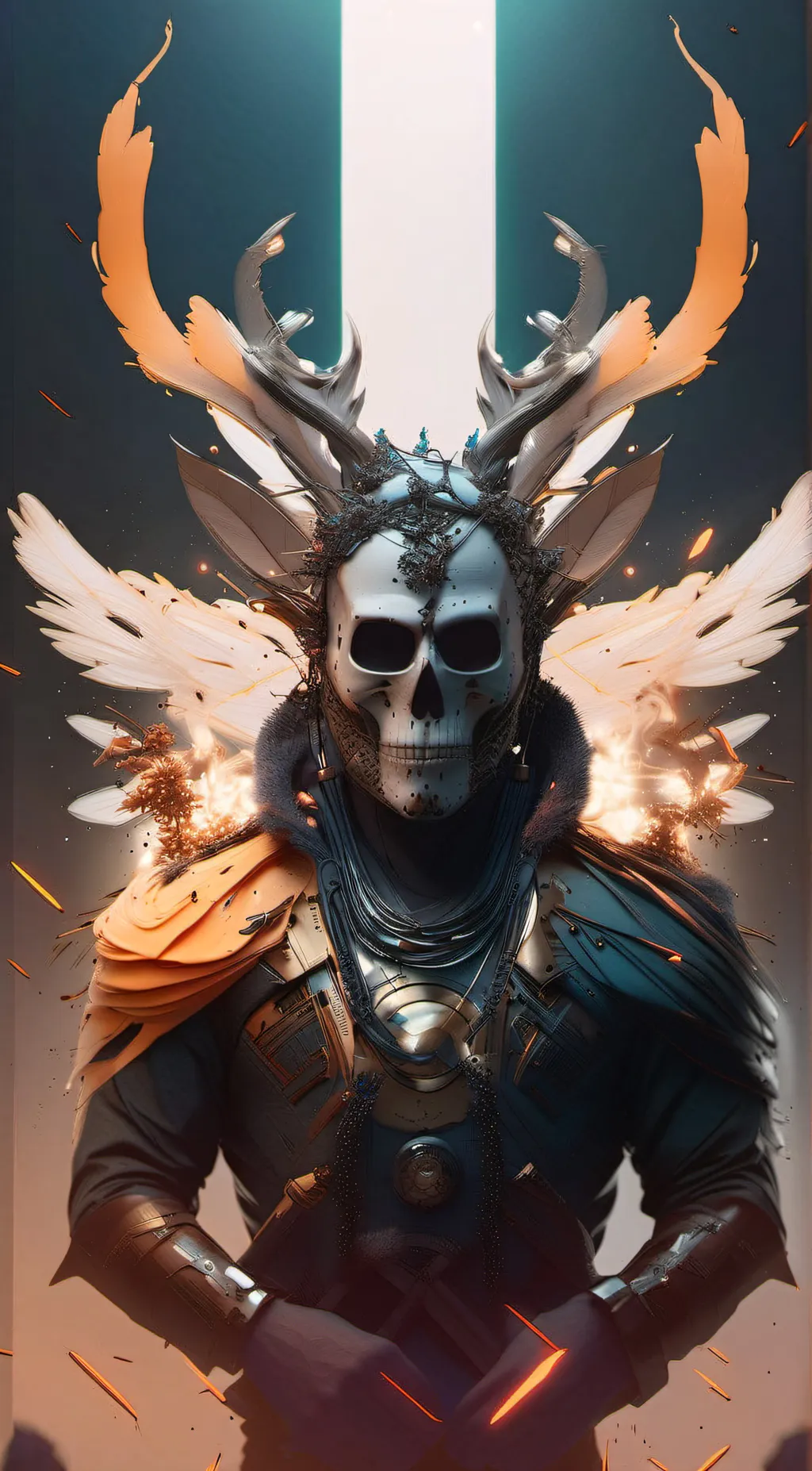 ai character: Ghost Rider background