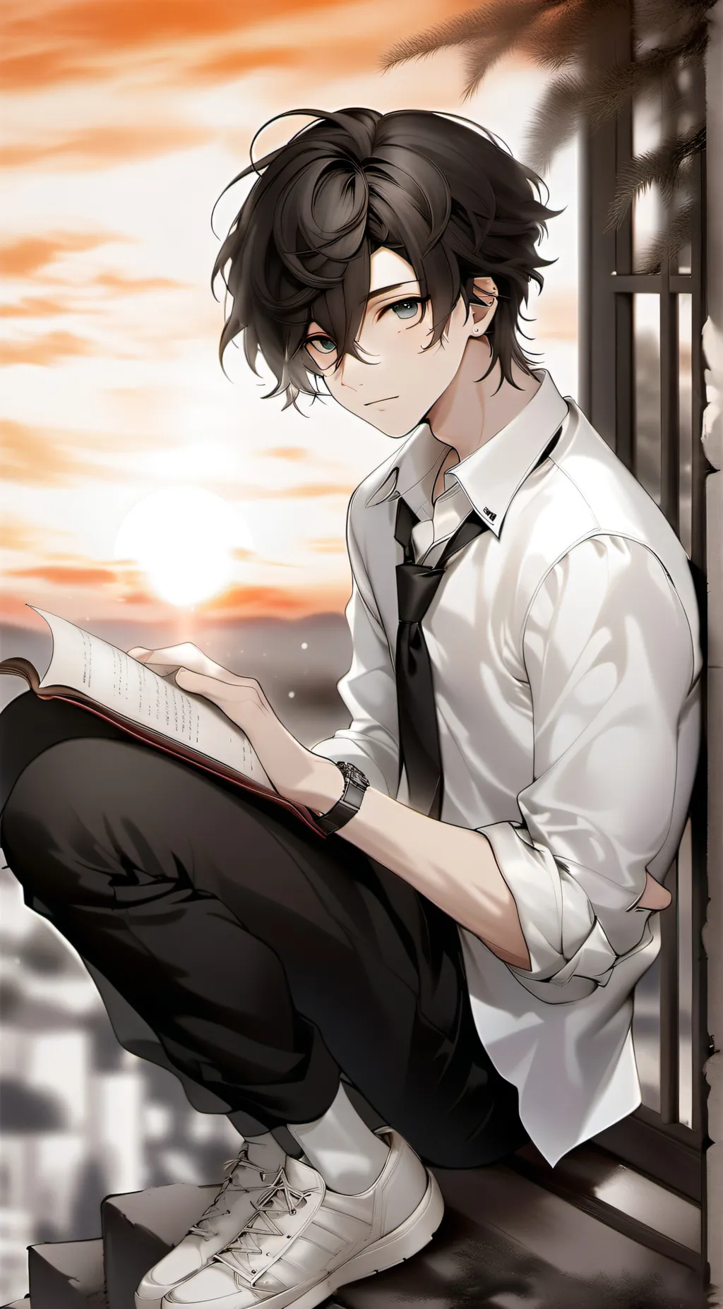 ai character: Vincent  background