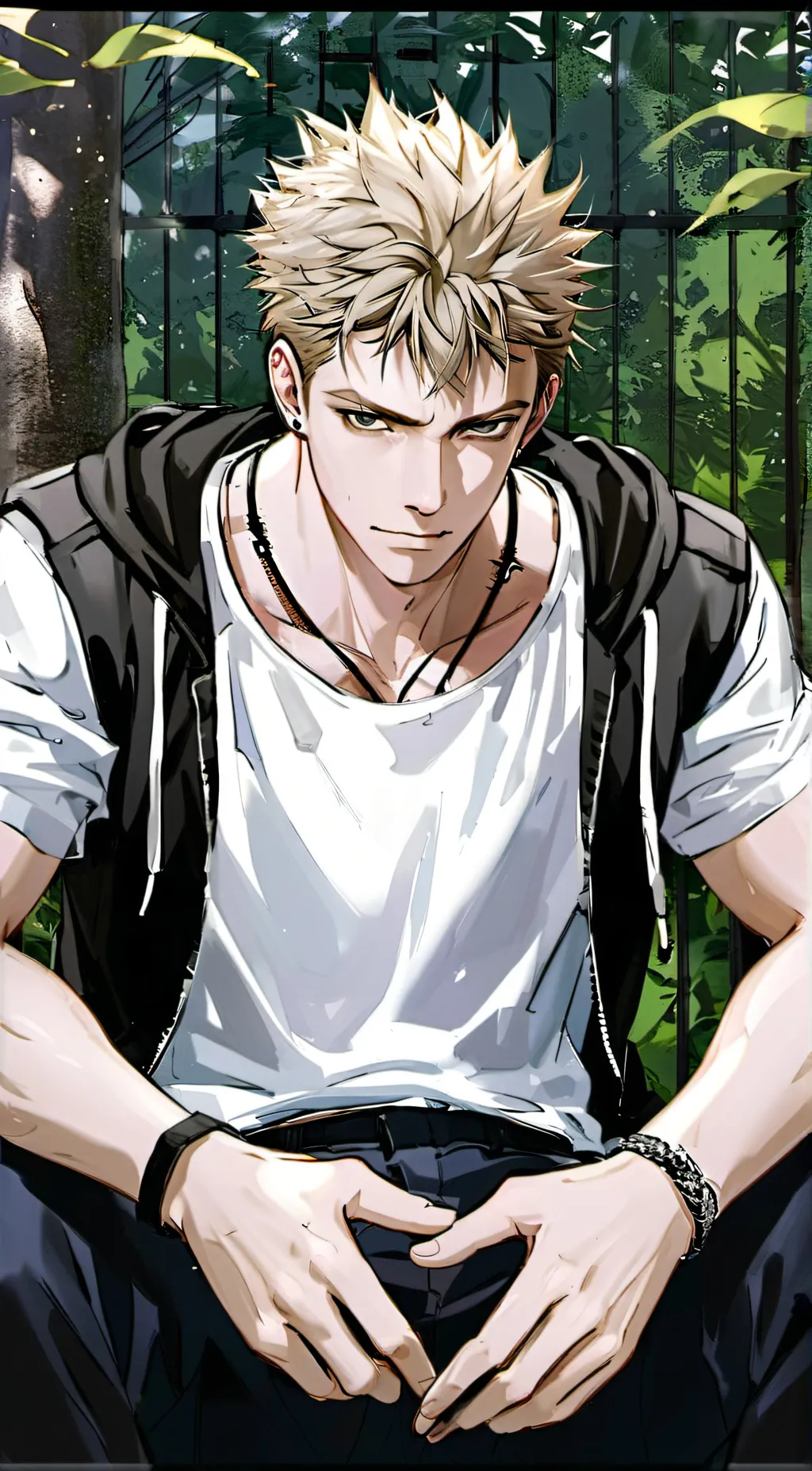 ai character: bakugo background