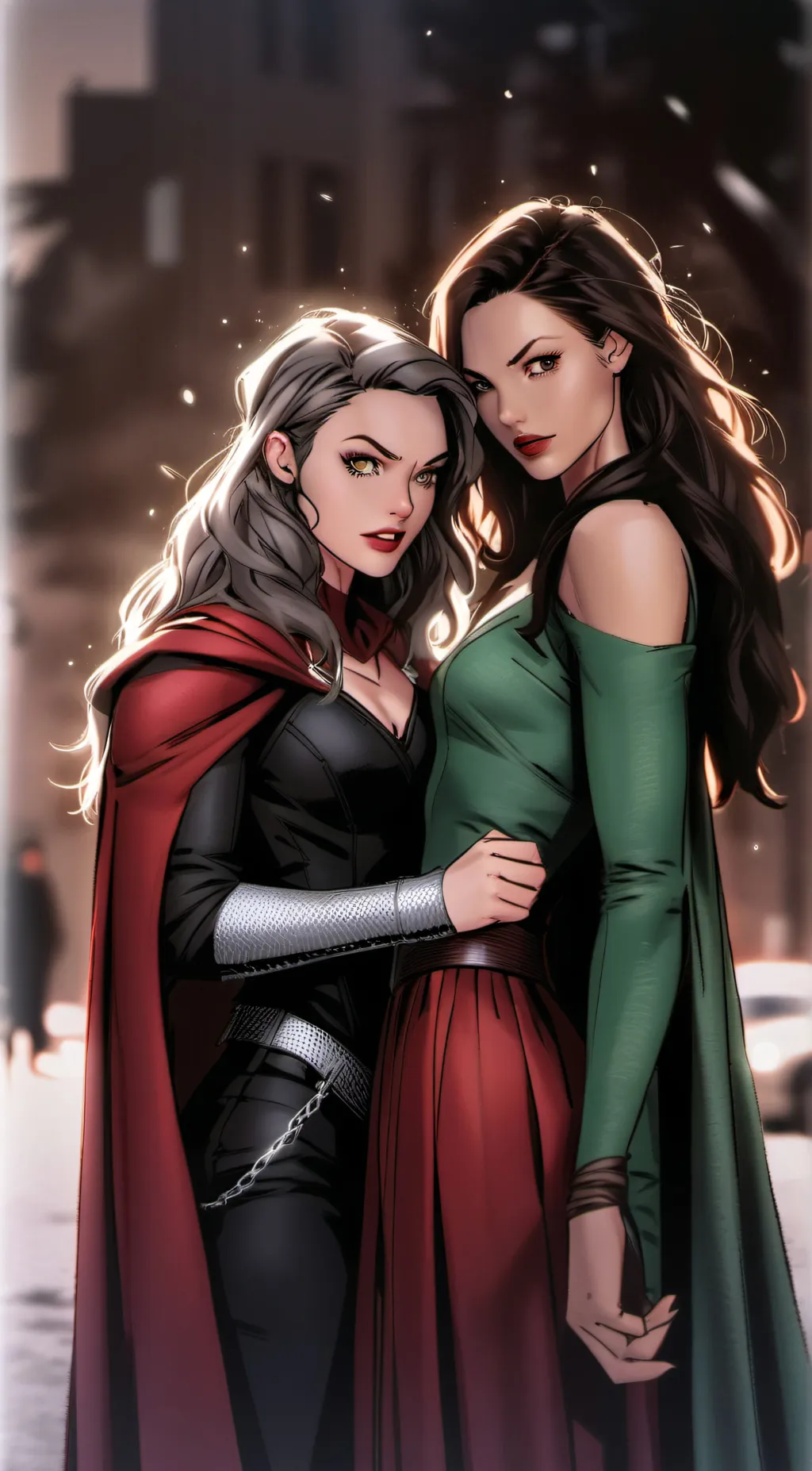 ai character: Scarlett witch  background
