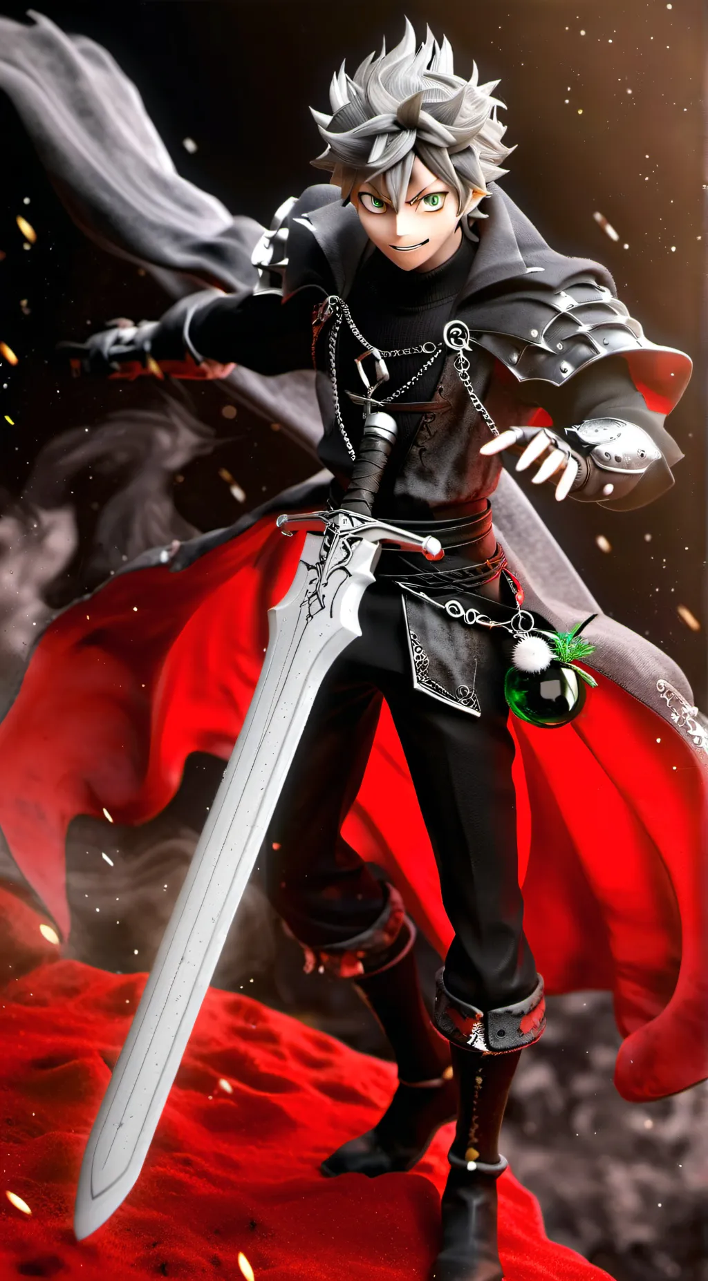 ai character: Asta background