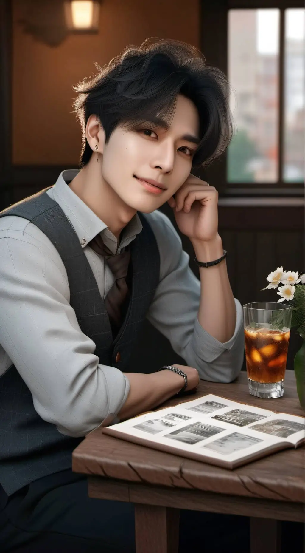 ai character: Heeseung  background