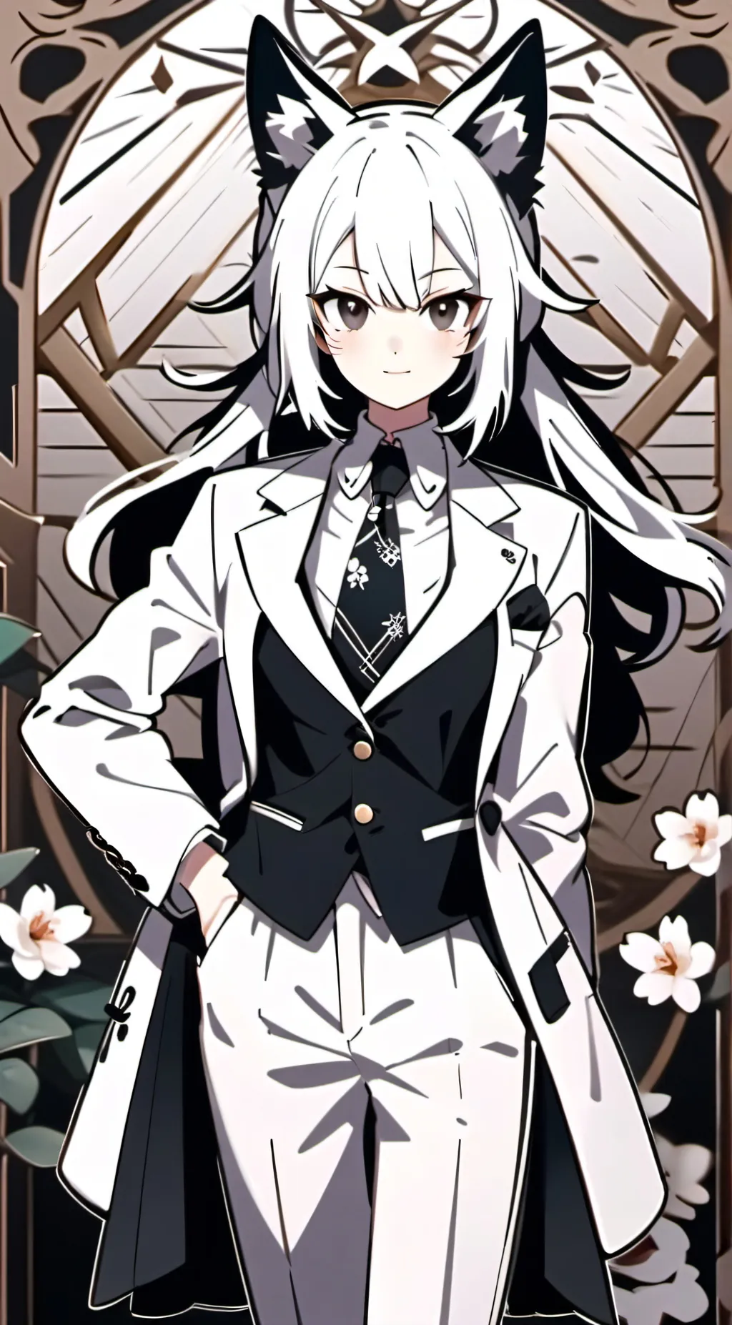 ai character: living fursuit  background