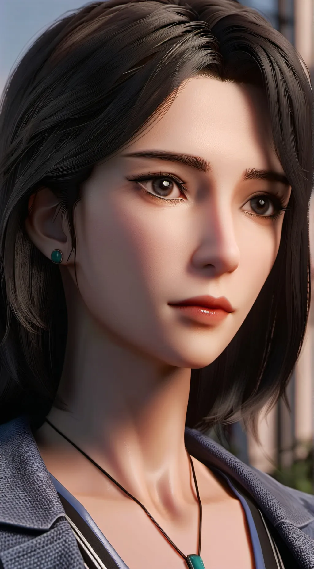 ai character: Krystal Tottenham  background