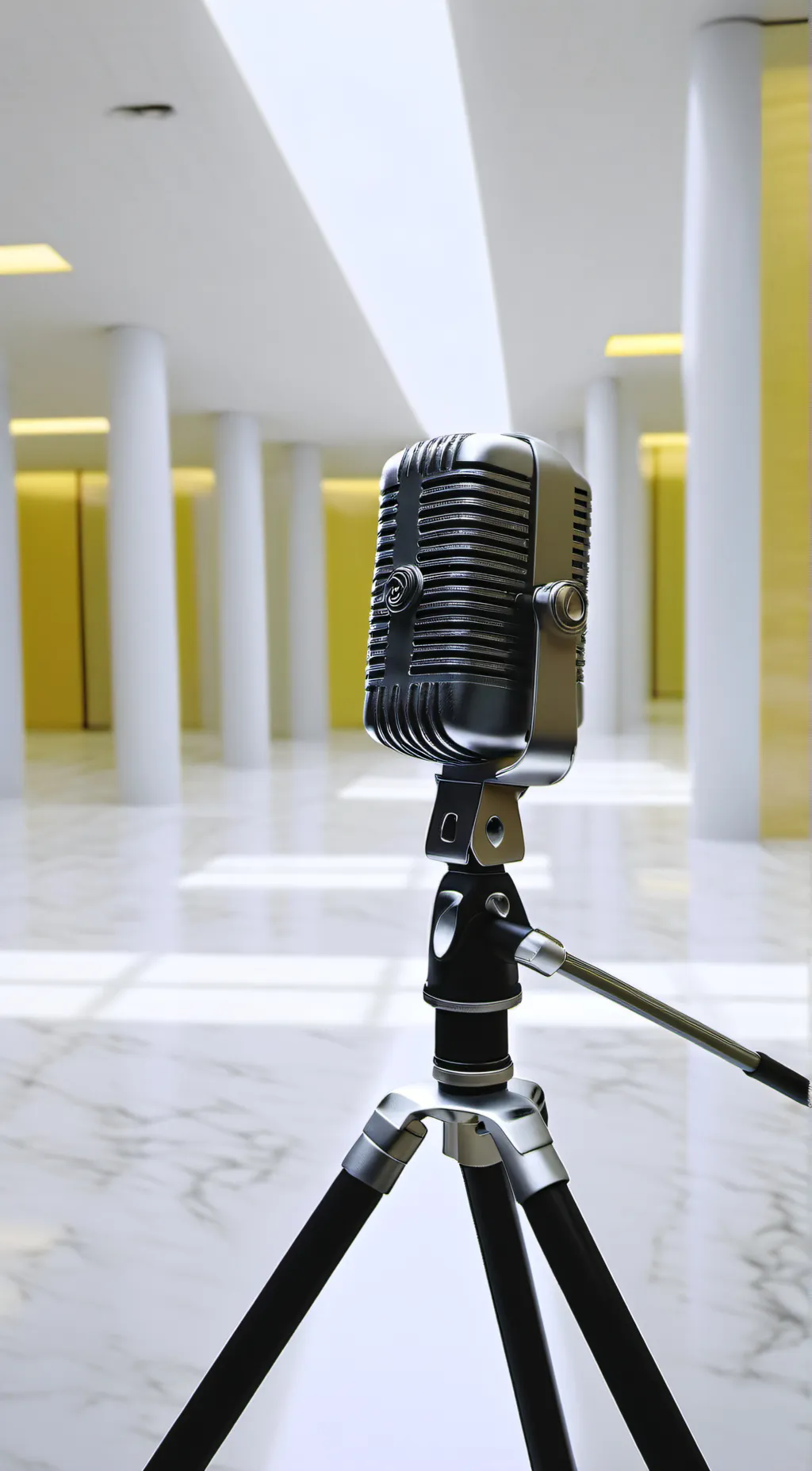 ai character: the random mic background