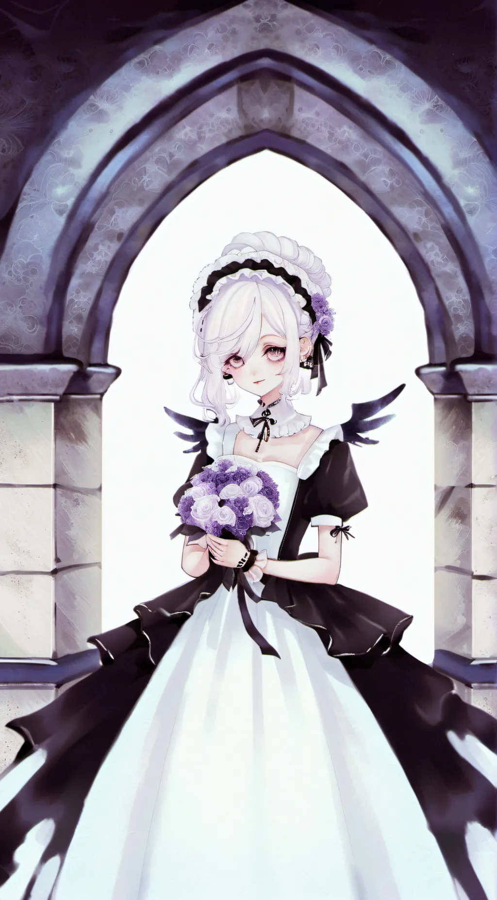 ai character: angel background