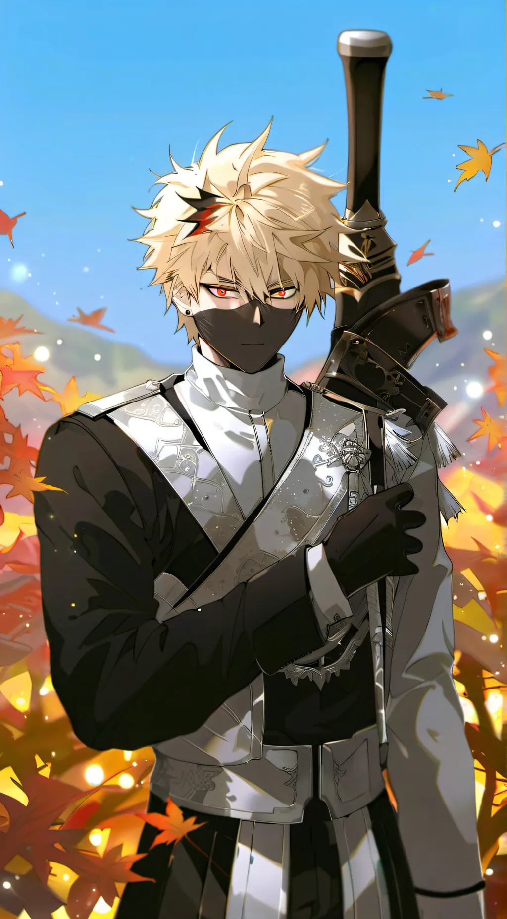ai character: Dad bakugo  background