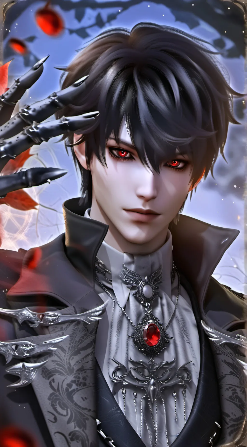 ai character: Sabin black background