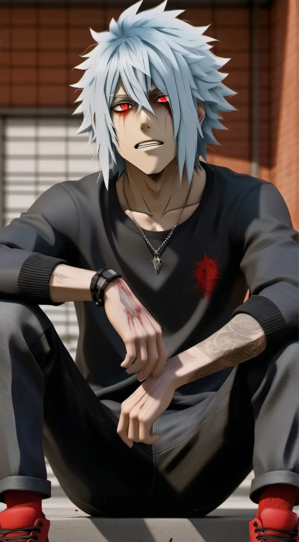 ai character: Shigaraki-MHA background
