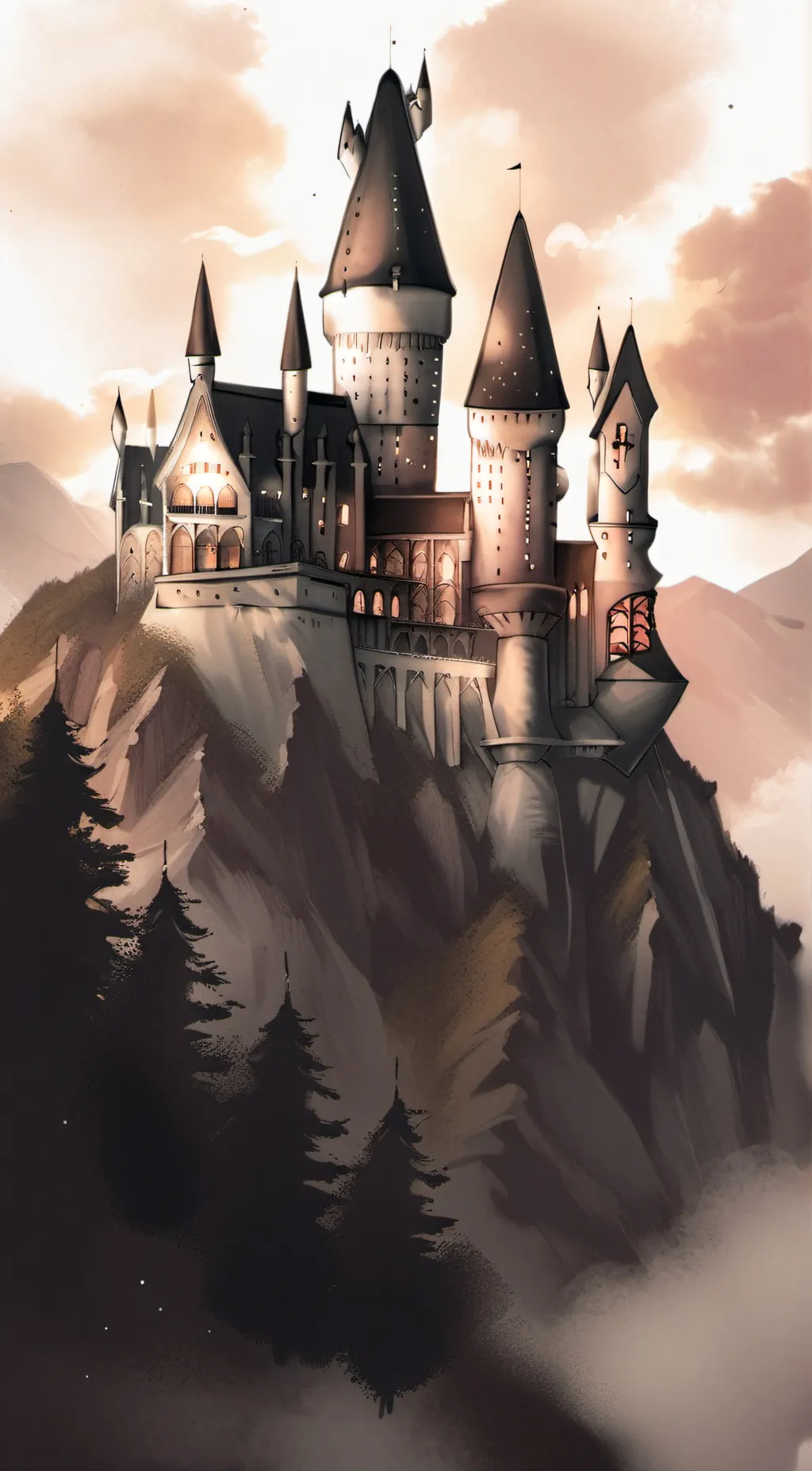 ai character: hogwarts background