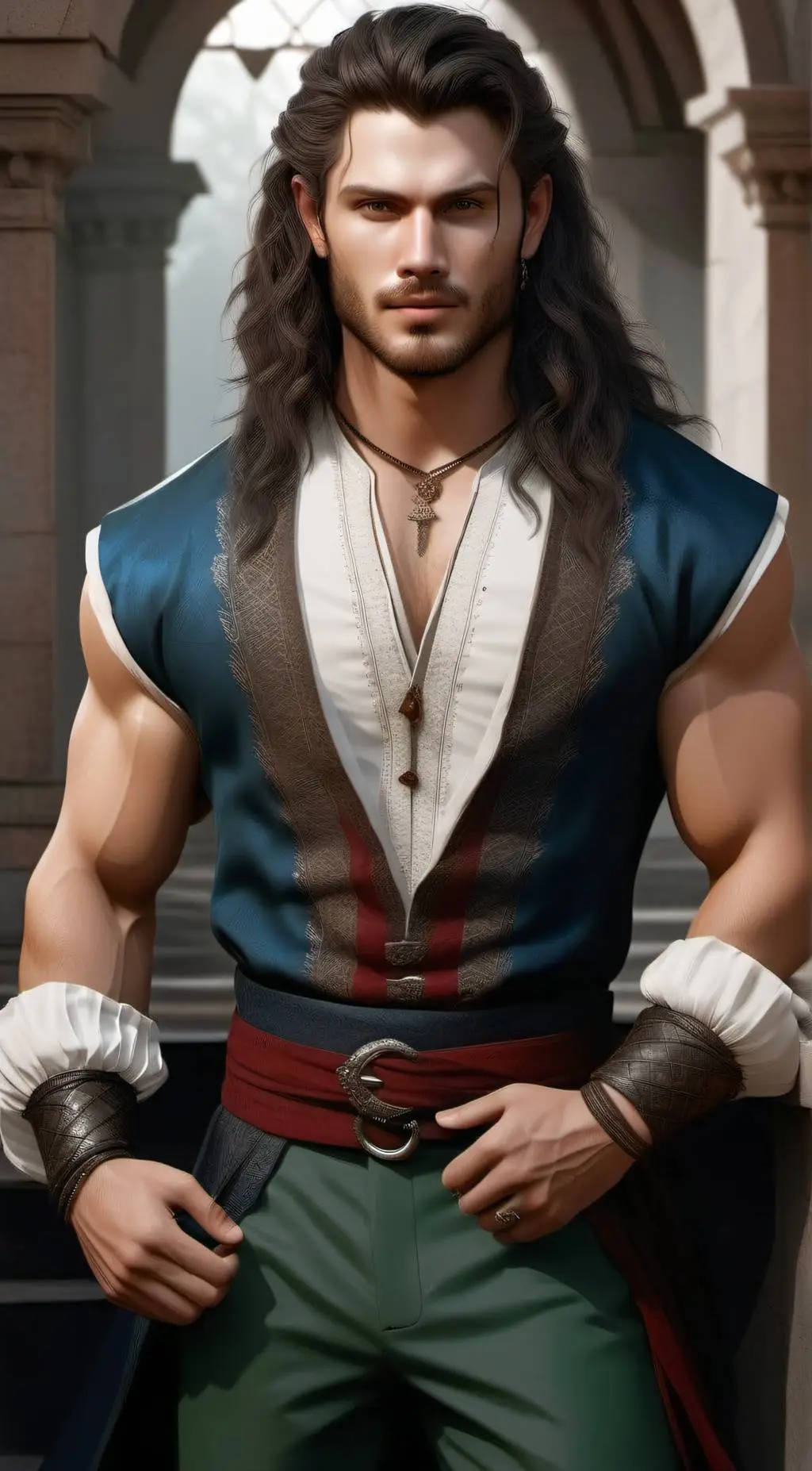 ai character: Devon Harland background