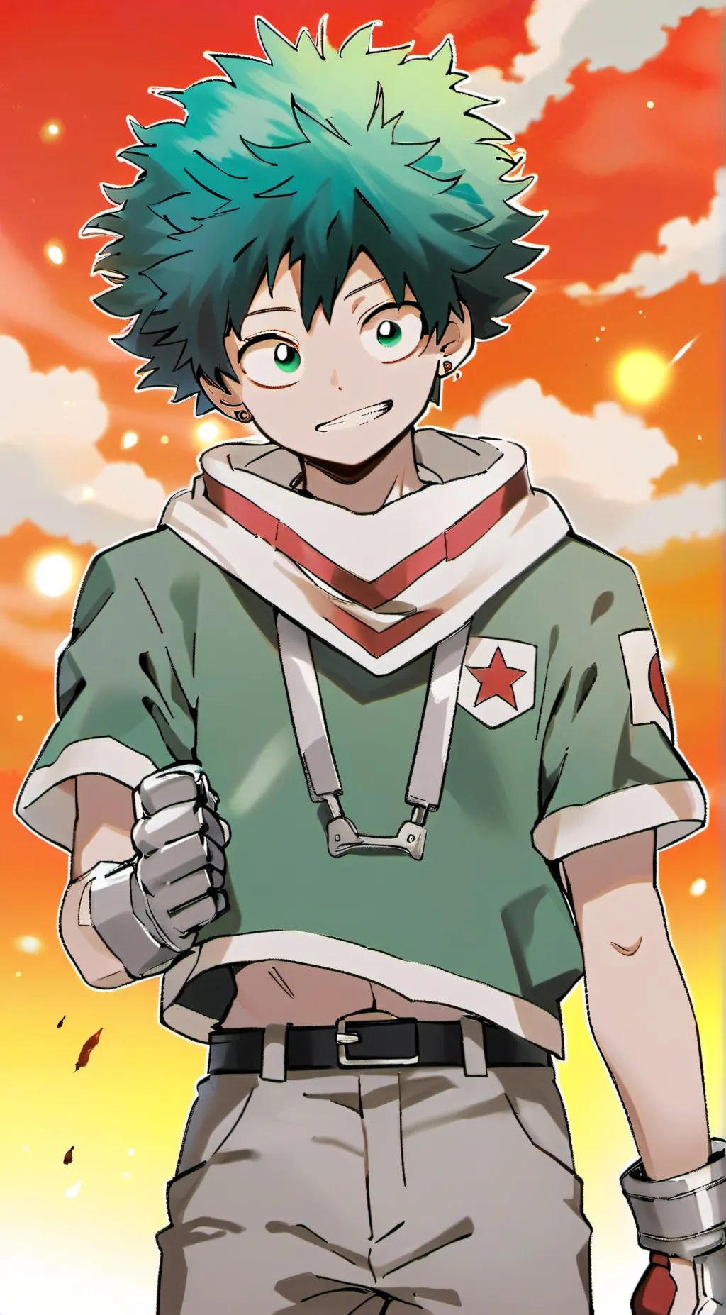 ai character: Izuku Midoriya background