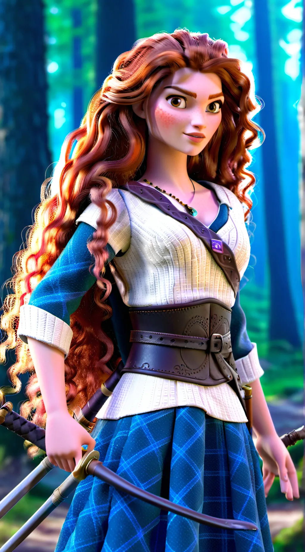 ai character: Merida background
