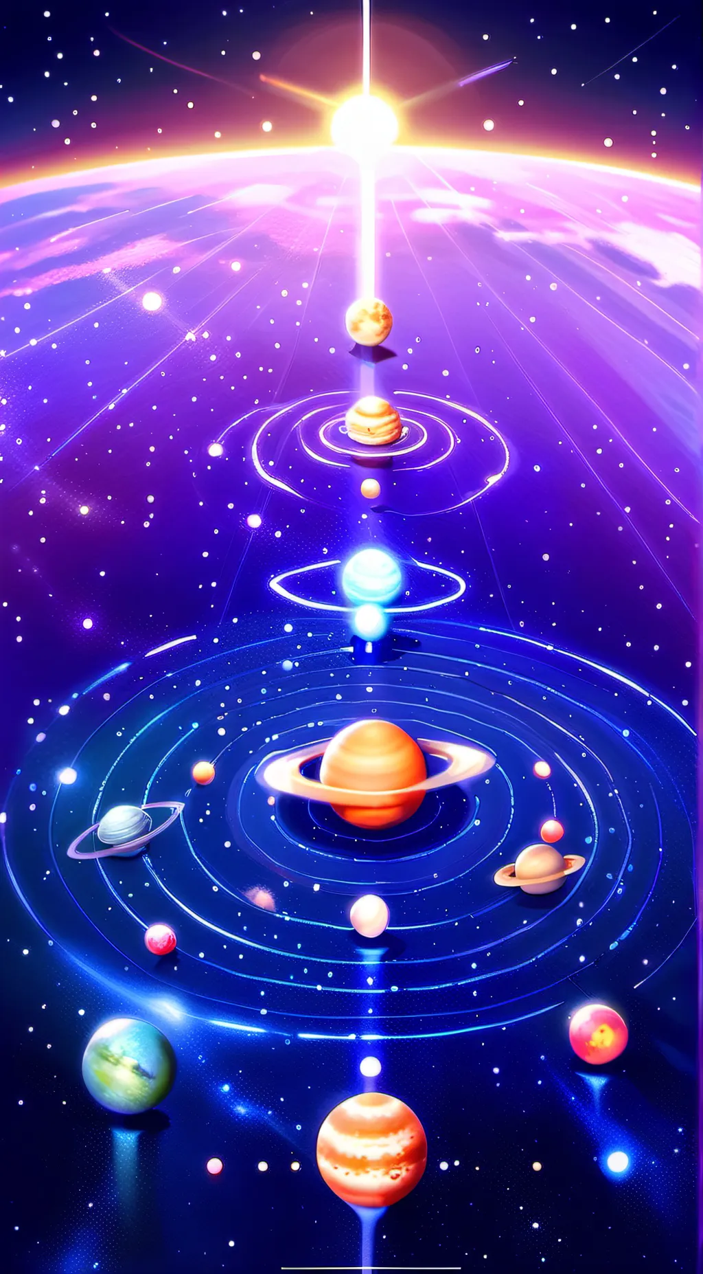ai character: Solarballs background