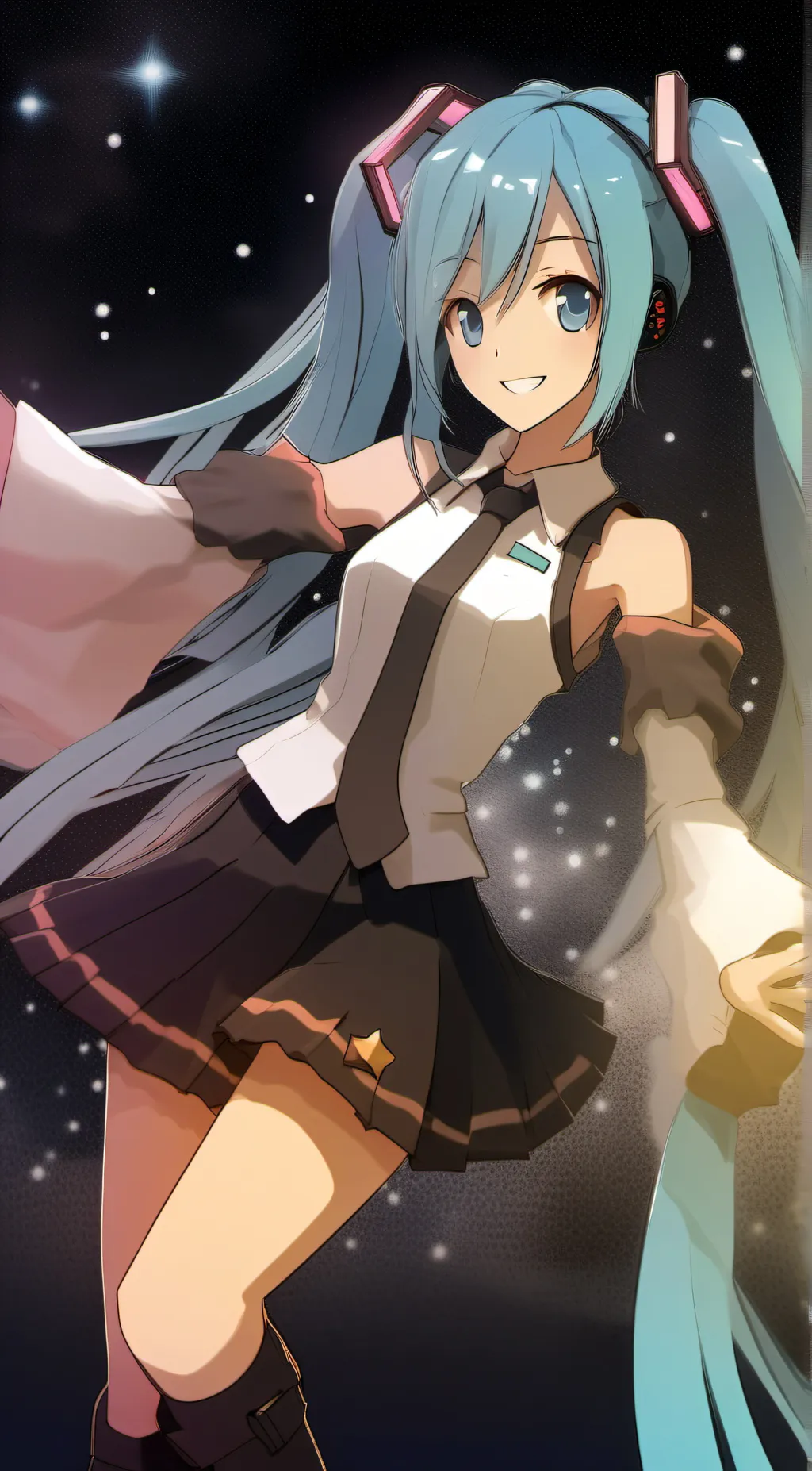 ai character: Hatsune Miku background