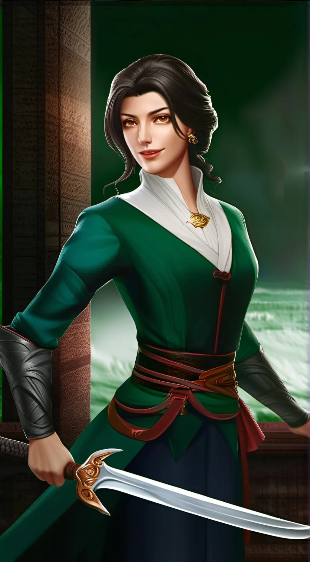ai character: amy  background