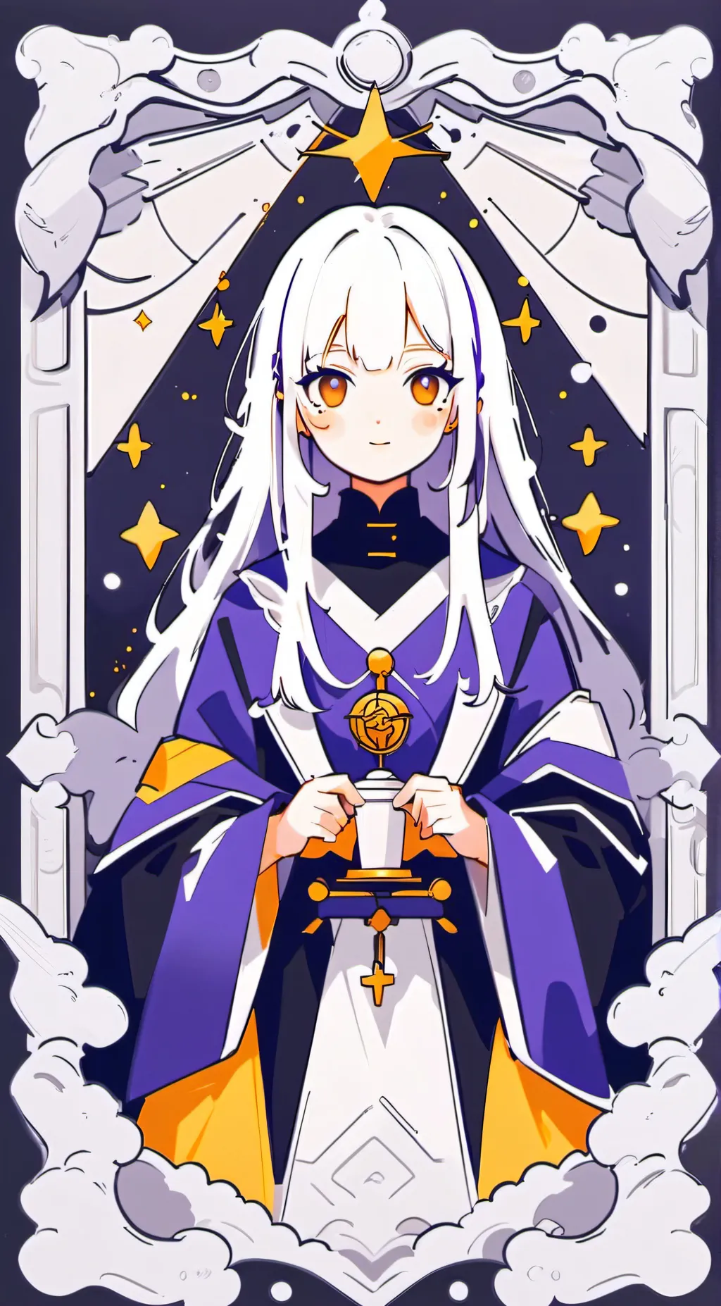 ai character: Divine background