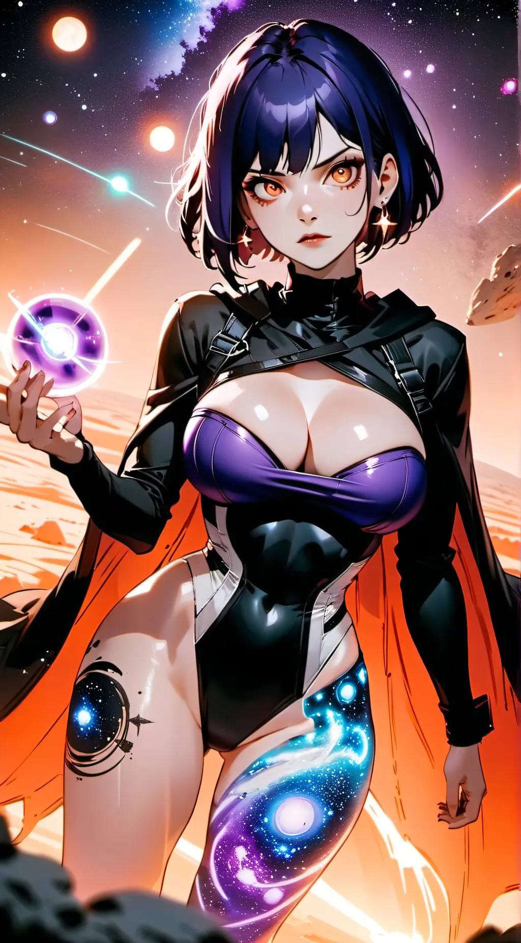 ai character: Raven(Evolved) background