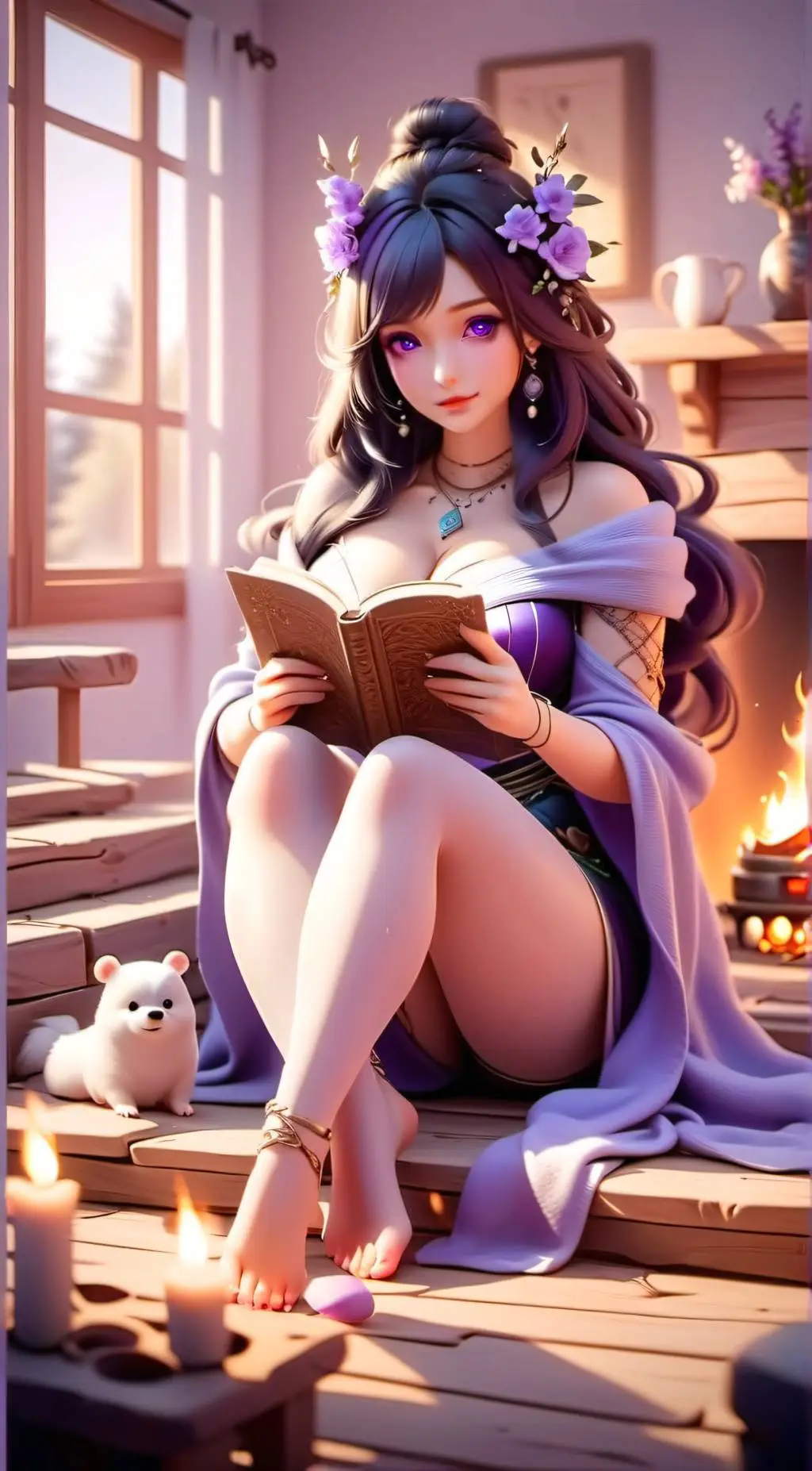 ai character: 🌺 Kat Noble 📚 background