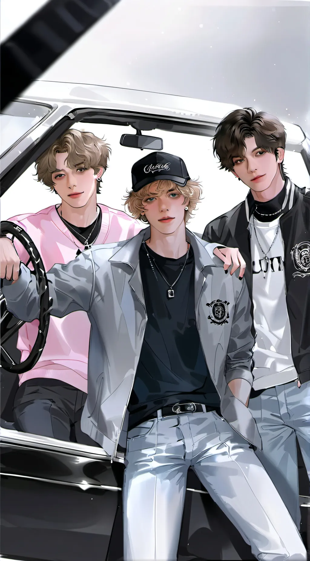 ai character: Ben,Ron,Elijah  background