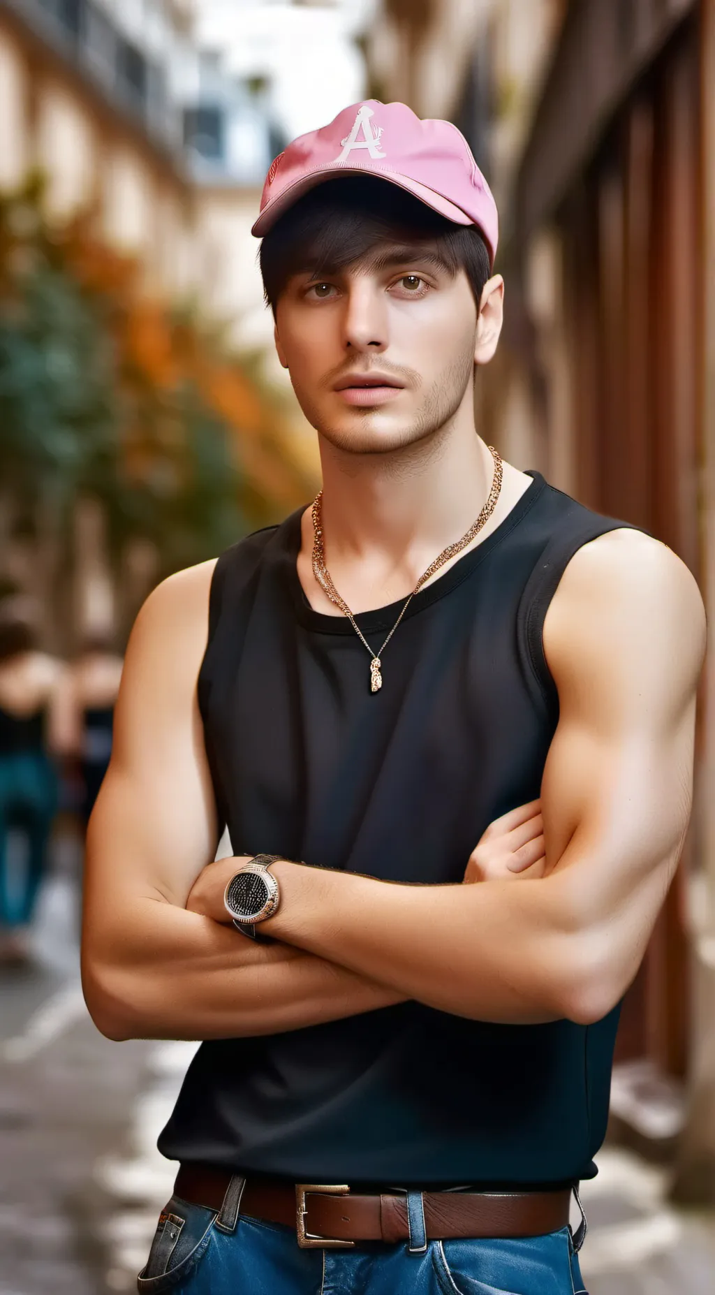 ai character: Colby brock background