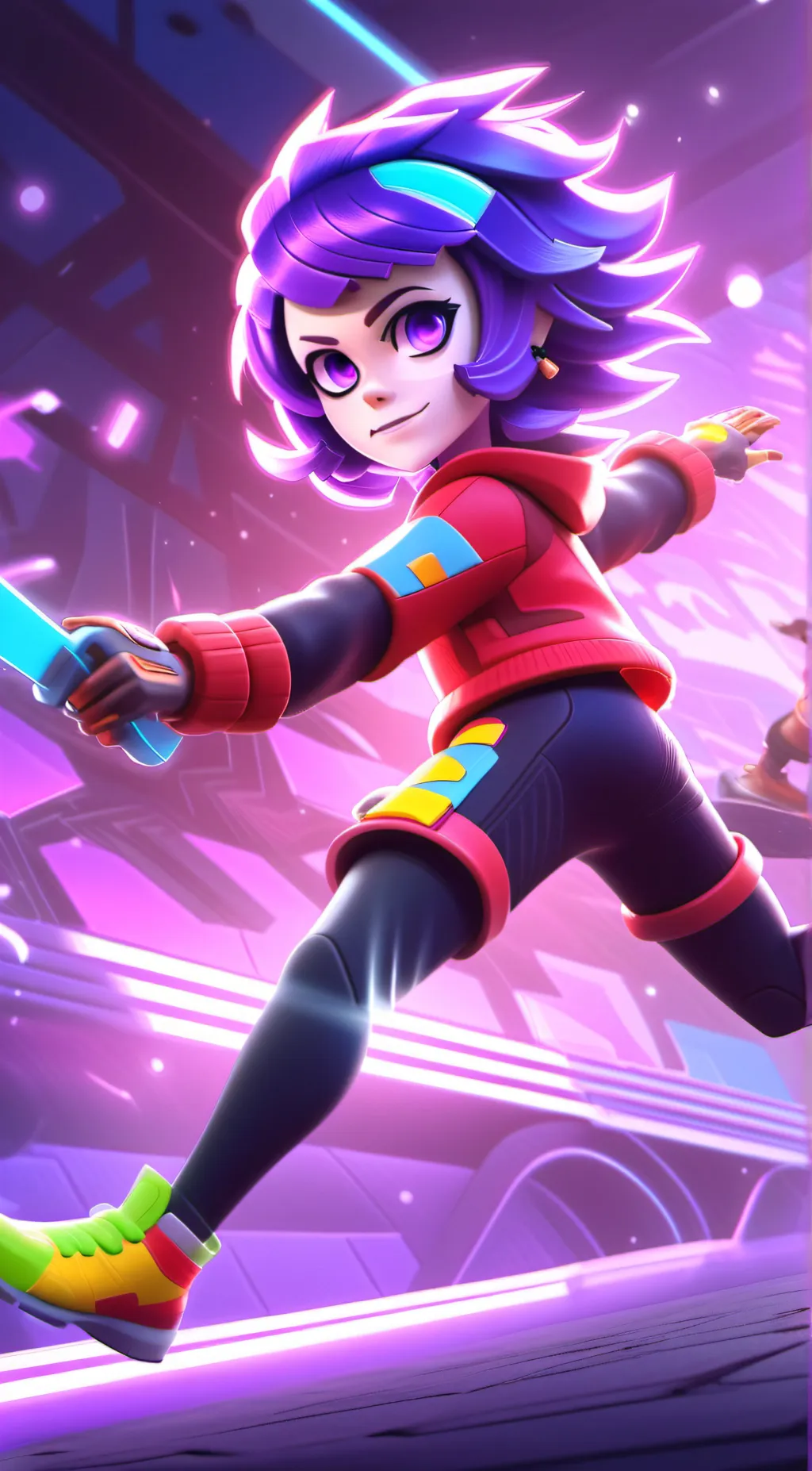 ai character: Lori  background